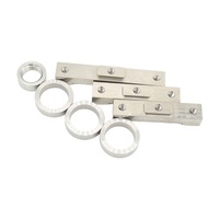 Pièces de robot personnalisées par usinage CNC, tolérance de 0,01 mm, certifiées ISO9001, brochage, électroérosion à fil, perçage - Matériaux Bronze/Acier inoxydable