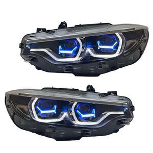 Phare avant laser style Ikon CCTC <span class=keywords><strong>BMX</strong></span> <span class=keywords><strong>M3</strong></span> M4 F80 F82 F32, feux avant LED 24V, feux de jour DRL, clignotants, accessoires Plug & Play, couleur 6500K, neuf - Product Image 1