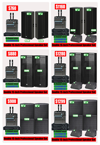 Altavoces de escenario profesionales de <span class=keywords><strong>15</strong></span> pulgadas y 1000 vatios, sistema de sonido profesional de rango completo dual de <span class=keywords><strong>15</strong></span> pulgadas y 1000 vatios - Product Image 6