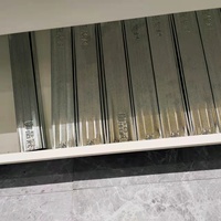 Profilé de plafond suspendu au design moderne pour système de plafond suspendu mural, en acier galvanisé, étanche et ignifuge, composants de grille de plafond