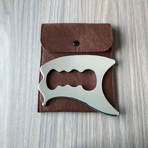 Outils de massage Gua Sha en acier inoxydable, couteau à gratter, masseur pour détendre les tissus mous, réduire les douleurs de la tête, du cou et du dos, outils de libération - Product Image 5