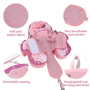 Swimbobo Anneau de natation pour bébé non gonflable Anneau de natation pour enfants Anneau sous les bras Anneau de natation pour bébé non gonflable avec auvent - Product Image 3