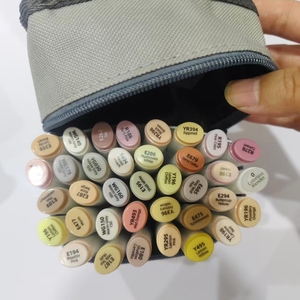 IERS Top Brand <span class=keywords><strong>Bullet</strong></span> Tips Dual Tip Nicht lösch bare Alkohol tinte Zertifiziertes Safe Art Marker Set - Product Image 3