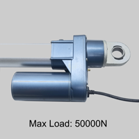 Actionneur linéaire DC à forte poussée, 12V/24V, pour système de suivi solaire et automatisation industrielle