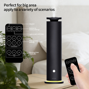 Gift Sets and Presents Matt Surface Elegant Light <b>Waterless</b> Home Scent Fragrance Tower Aroma <b>Diffuser</b> with Remote Control - Product Image 4