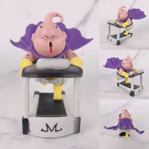 Atacado Dragon Ball GK Muscular Majin Buu Anime Figura Modelo para Meninos Presente Ornamentos Ginásio Boneco Paródia Criativo