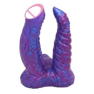 Soft Silicone Adult Sex Toys Double Headed <b>Dildo</b> Gay Masturbating Monster Dragon Animal <b>Dildo</b> Anal Toys for Couple Sex Game - Product Image 2