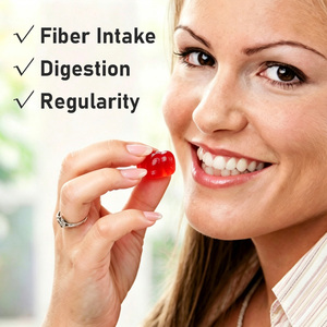 Gummies de fibres prébiotiques OEM/ODM pour le contrôle de la faim, la sensation de satiété et le bien-être intestinal pour adultes – Soin quotidien de la flore intestinale - Product Image 3