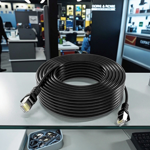 Cable de Red Ethernet Cat6a, Cable de Conexión LAN de 0.5m-50m, RJ45 UTP FTP, Blindaje Personalizado, Conductor CCA - Product Image 2