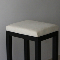 Pieds de chaise modernes en métal noir pour mobilier de bureau, chaise de bar, tabouret haut, îlot de cuisine, fer forgé pour salle à manger et usage hôtelier