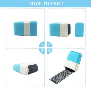 Nhận dạng trộm cắp bảo vệ con dấu con lăn con dấu tự Mực dấu chứng khoán bảo vệ ID của bạn mã an ninh con dấu bí mật - Product Image 5