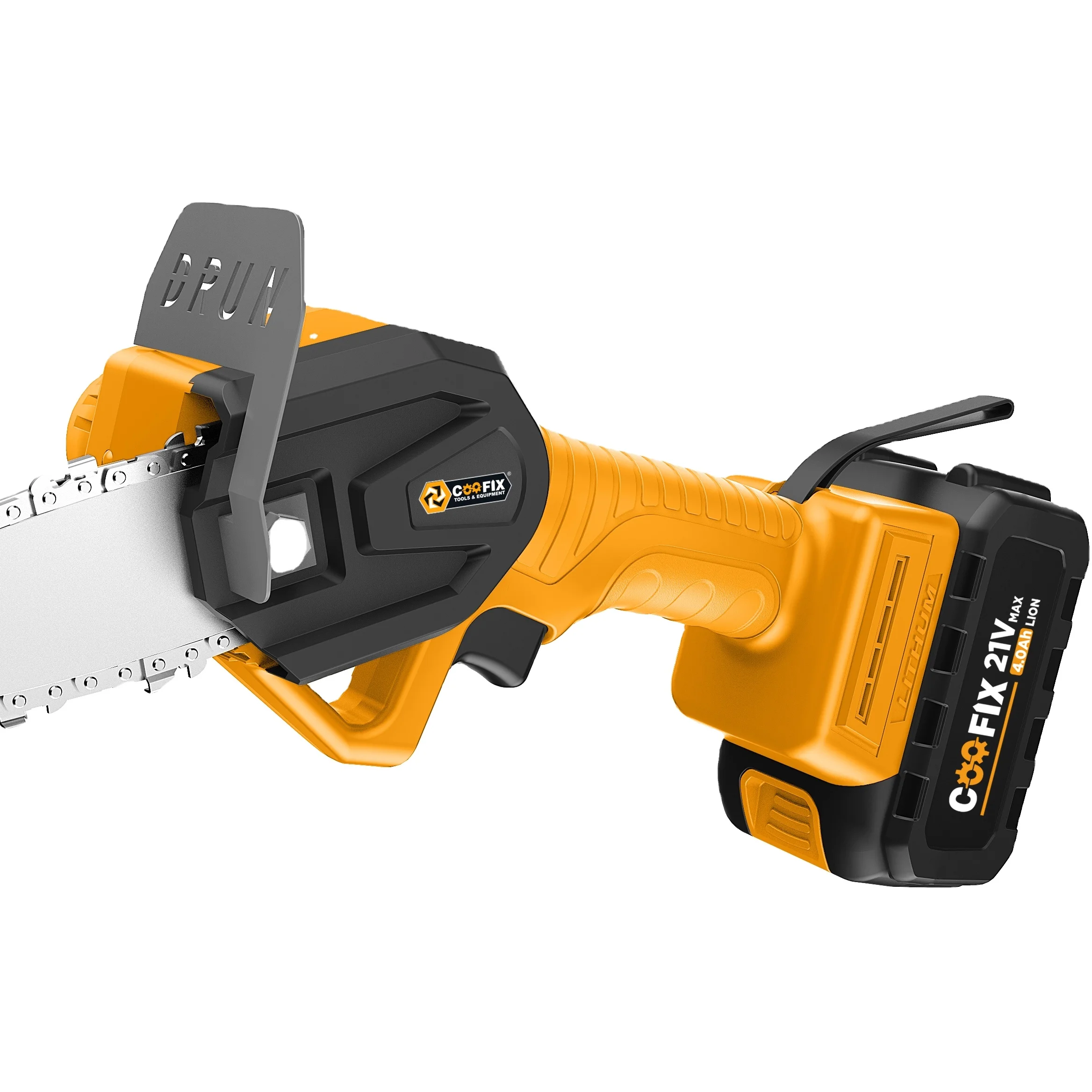 hand held cordless electric chain saw