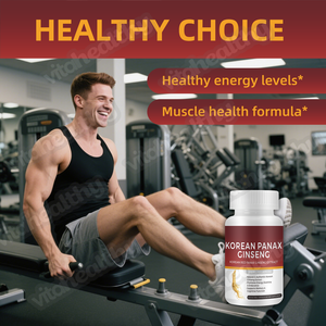 Vitahealthy Oem/Odm Kalmerende Kruidensupplement Op Maat Gemaakte <span class=keywords><strong>Ginseng</strong></span>-<span class=keywords><strong>Capsules</strong></span>, Gewoonlijk Koreaanse Panax <span class=keywords><strong>Ginseng</strong></span>-Wortelcapsules Genoemd - Product Image 5