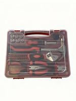 Ensemble d'outils à main avec pinces coupantes à bec long, clé, en acier au chrome-vanadium, pour usage industriel, personnalisable OEM, emballage en mallette rigide
