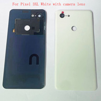 Prix usine boîtier de téléphone portable en gros pour Google pixel 3XL coque de couverture en verre arrière noir et blanc