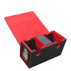 Caja de Cubierta de Cartas de Cuero Personalizada TCG para Cartas de Juego Yugioh, Juego de Mesa, Estuche de Almacenamiento de Cartas Coleccionables - Product Image 6