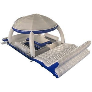Station gonflable flottante d'été pour fête sur l'eau, plate-forme <span class=keywords><strong>de</strong></span> île <span class=keywords><strong>avec</strong></span> tente <span class=keywords><strong>de</strong></span> <span class=keywords><strong>location</strong></span> - Product Image 1