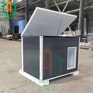 บ้านสุนัขกันน้ำทนทานแผงแซนวิชบ้านสัตว์เลี้ยงสีขาวขนาดใหญ่บ้านสัตว์เลี้ยงกลางแจ้งทำความสะอาดง่ายและรวดเร็ว - Product Image 2