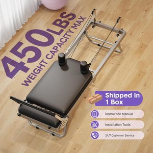 CZFITT Reformers de Pilates Version Étendue, Appareil de Yoga Pliable, Équipement de Lit Pliable, Reformer de Pilates Pliant en Métal - Product Image 4
