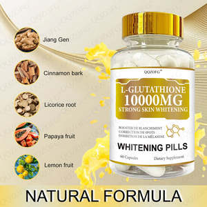 Cápsulas Blanqueadoras de Piel con L-Glutatión 10000MG OEM/ODM, con Extractos Naturales, Favorece la Reducción de <span class=keywords><strong>Melanina</strong></span>, 60 Cápsulas, Promueve la Salud - Product Image 4