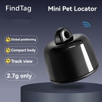 Traceur d'animaux de haute qualité avec surveillance des animaux de compagnie et technologie Bluetooth, dispositif miniature en plastique écologique, localisateur d'animaux de compagnie