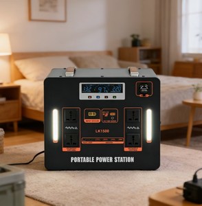 2500瓦轻型便携式电源站 高容量磷酸铁锂电池，适用于户外探险和家庭备用 - Product Image 4