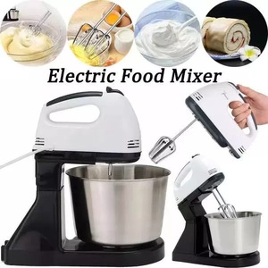 Tốt nhất nhà bếp Whisk thực phẩm trộn bột trộn Máy nướng công cụ hộ gia đình mini 7 tốc độ tự động trứng Beater với bát - Product Image 3