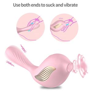 Mise à niveau usb charge femelle selflove étiquette privée mamelon clitoris stimuler oiseau forme belle vibrateur avec ventouse jouets sexuels oraux - Product Image 3