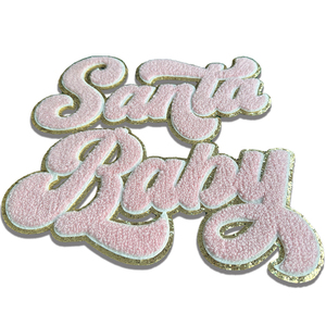 Bonés Estilosos de Coração e Flor para Meninas, com Apliques de Chenille Dourado Brilhante, Lantejoulas Grandes e Logotipo Bordado em PVC, Amostra em 1-3 Dias - Product Image 1
