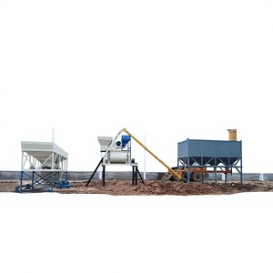 Centrale à béton modulaire à double arbre de type humide avec machine de dosage PLD et moteur, à vendre - Product Image 1