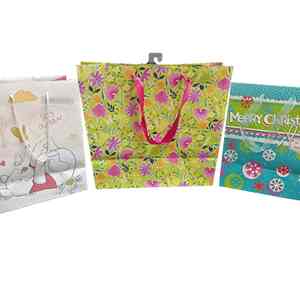 Bolsas de Regalo de Cartón Personalizables SP3371 con Cinta, Estampado en Caliente, Impresión Personalizada, Reciclables, Estilo Navideño - Product Image 2