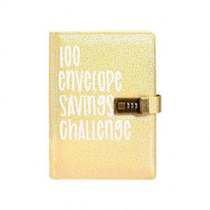 Carnet de budget personnalisé avec serrure à combinaison pour documents de bureau et cadeaux promotionnels - Product Image 1