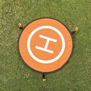 Plateforme d'atterrissage pliable rapide Superlieur Portable 55CM bleu/orange en nylon PVC imperméable pour tous les modèles de drones, <span class=keywords><strong>drone</strong></span> universel - Product Image 1