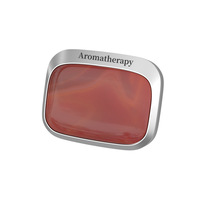 Nouveau diffuseur de parfum de luxe en métal style agate pour grille d'aération de voiture, longue durée, éliminateur d'odeurs, coffret cadeau, logo personnalisé, vente en gros