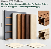 Revêtement mural en WPC imperméable et résistant aux UV, panneau mural en bois-plastique durable pour façade extérieure de bâtiment commercial, complexe hôtelier