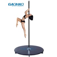 GAOHAO Version Améliorée Kit de Scène pour Pole Dance, Pole Dance avec Scène Amovible Statique