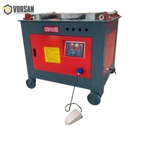 Cintreuse automatique de barres d'armature CNC GW50 avec PLC et composants à engrenages pour le renforcement de la construction, longue durée de vie