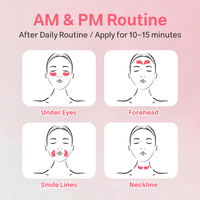 Masques hydrogel pour les yeux au PDRN, ADN de saumon et rétinol, marque privée OEM, pour les cernes, les poches et les ridules, avec de la niacinamide