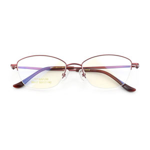 高級デザイナーダイヤモンドメモリースペクタクルディオプトリックピュールルネットフランス大理石メガネメガネチタン女性眼鏡フレーム - Product Image 2