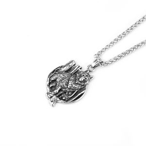 Nuevo Collar con Colgante de Runas Vikingas Nórdicas de Acero Inoxidable 316L, Modelo 2026, con Búho Dorado, Estilo Vintage, Inspiración Nórdica - Product Image 5