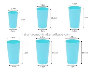 Articles promotionnels personnalisés avec logo, gobelets de stade en plastique lisses de 12 oz pour la publicité - Product Image 2