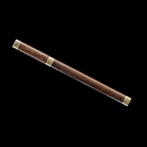 Espada corta estilo Tang forjada a mano, de acero inoxidable de 6 mm, hecha con madera de palisandro, adecuada para utilería de cine y televisión, sin afilar, HK - Product Image 2
