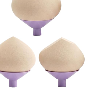 Outil de beauté électrique vibrant 3D rechargeable pour usage humide et sec, applicateur de fond de teint et de poudre en plastique - Product Image 3