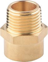 1/2 NPT femelle à filetage mâle adaptateur de raccord de tuyau en laiton pour la plomberie/gaz/réfrigération connecteur de convertisseur en laiton raccord hexagonal