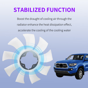 Aspas del Ventilador de Refrigeración del Motor para Toyota Tacoma 3.5L, Plástico ABS, para Reemplazo del Radiador 2016 2017-2023 - Product Image 4