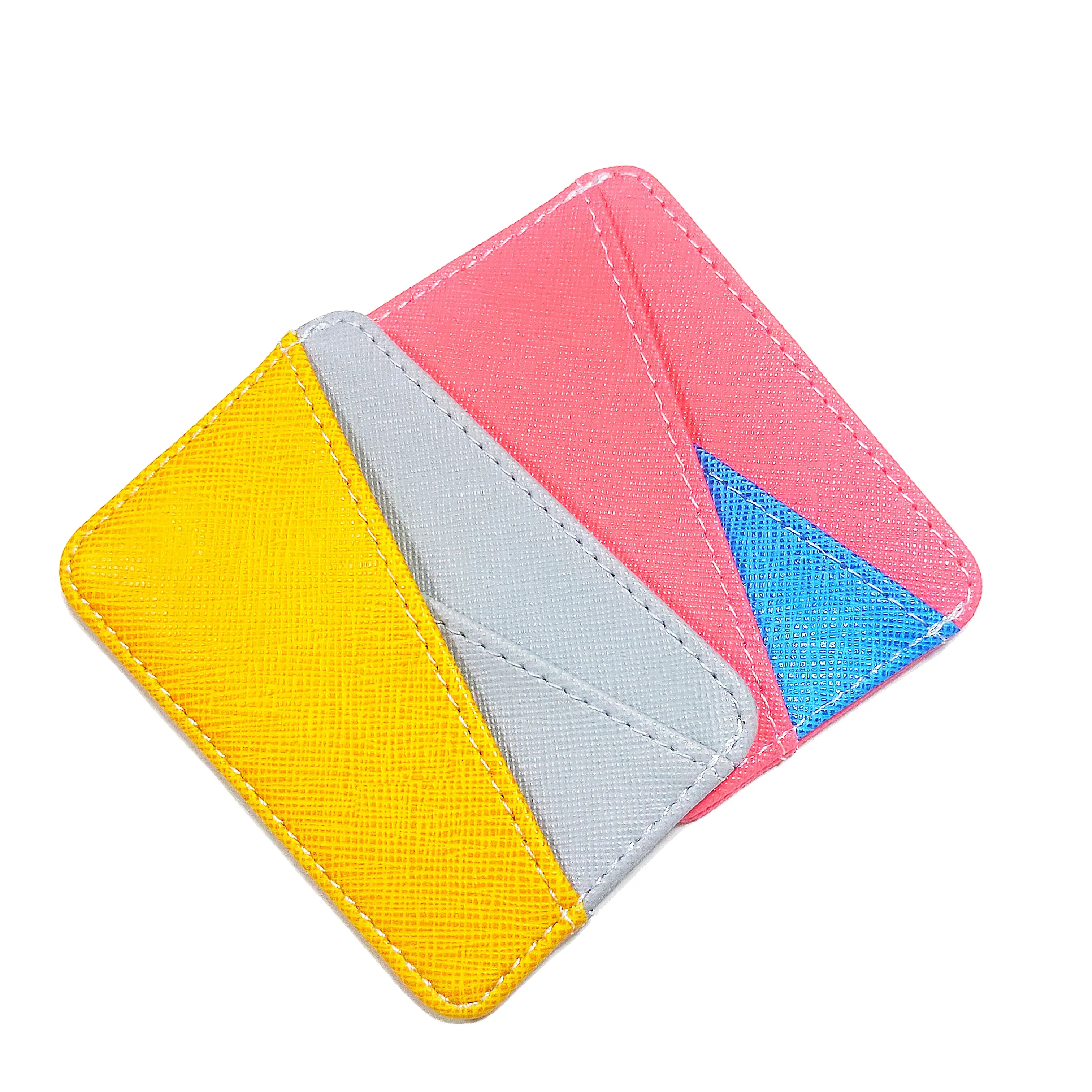 Neues Design Benutzer definierte Farbe Leder Karten halter Kreditkarten inhaber Brieftasche