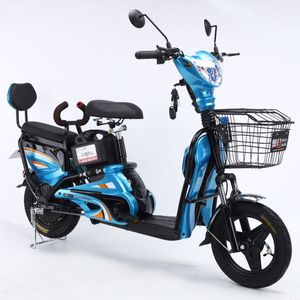 Bicicleta Eléctrica de 14 Pulgadas, 48V, 15Ah, 500W, con Pedales, Sensor Urbano, Batería de Plomo-Ácido de Alta Capacidad para Adultos, 15Ah, Proporciona una Gran Autonomía - Product Image 5