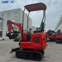Mini-excavatrice de précision avec retour d'information sensible pour des travaux de terrassement de haute précision, machine de terrassement hydraulique