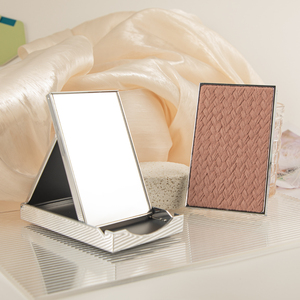 <span class=keywords><strong>Specchio</strong></span> pieghevole pieghevole da viaggio con struttura in metallo per la borsa da ufficio e l'uso quotidiano - Product Image 3