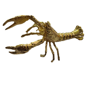 Kenop Lemari Bentuk Lobster Vintage Dekoratif untuk Lemari Pakaian, Lemari Dapur, Perlengkapan Furnitur - Product Image 4